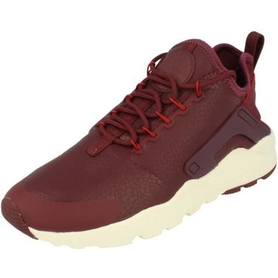 Chaussures de running Nike Femmes Huarache Run Ultra PRM Rouge Occasionnel Cdiscount Sport