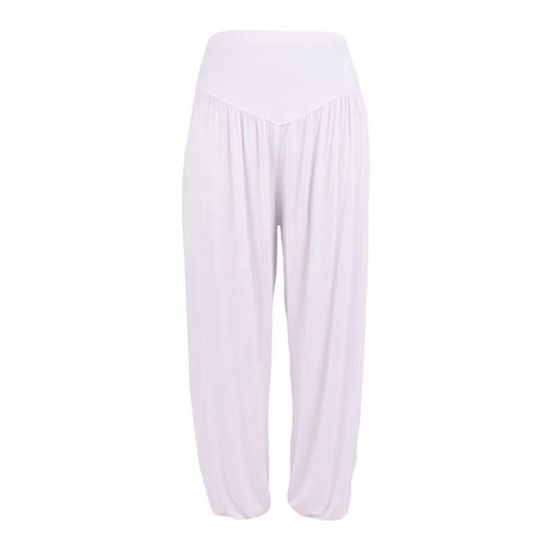 Malito Pantalon Aladdin pour femme avec motif floral, pantalon sarouel pour la danse, Olive, 36-44