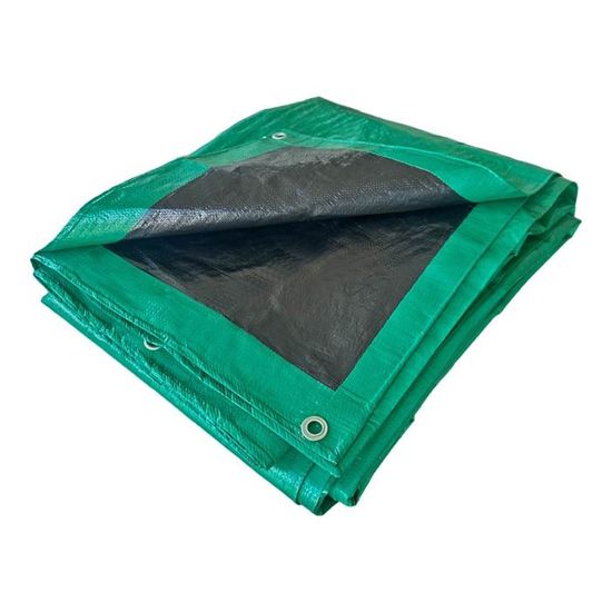 Bâche De Protection Tectake 550g/m² - Étanche, Résistante Avec Œillets | 2x3m | Gris | Pour Jardin, Transport, Stockage