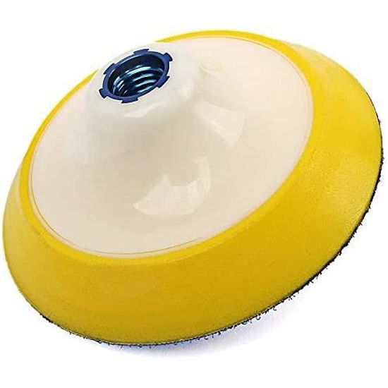Lot De 2 Plateaux Ponceuses 125mm Avec Filetage M14 – Support Velcro Pour Polissage Et Ponçage Sur Perceuse Ou Meuleuse - 5