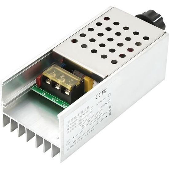 Régulateur De Tension SCR Ca 220V 2000W,variateur,contrôleur De Vitesse Thermostat Module De Regulation De Tension Electronique B 25174324630 Ml