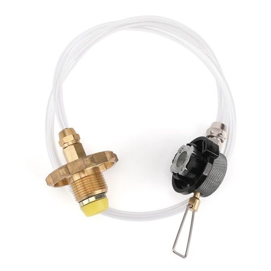 Valve De Remplissage Gaz Avec Tuyau Haute Pression – Pour Camping, Plein Air, Recharge Bouteille !