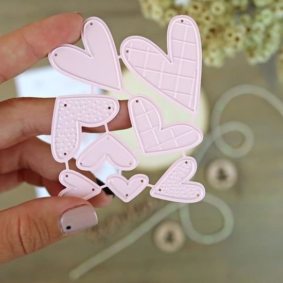 20 Matrices Découpe Métal Rectangulaires - Cadres Étiquettes 13.7x10.6cm - Pour Scrapbooking & Cartes DIY - Acier Carbone