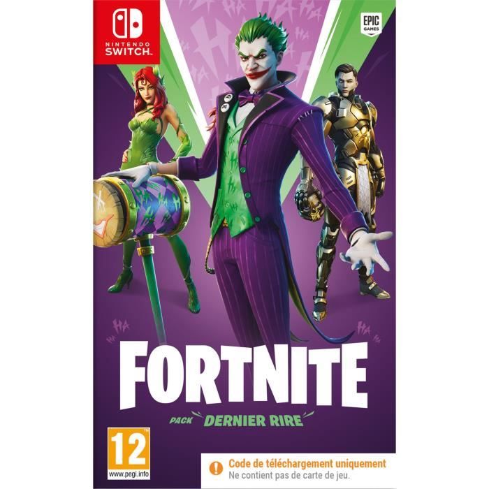 Fortnite : Pack Dernier Rire Jeu Switch