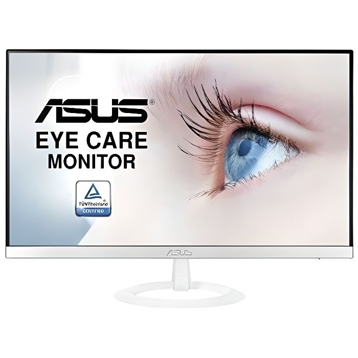 ASUS VZ279HE-W - Ecran PC 27 -blanc FHD - Dalle IPS - 16: 9 - 1920x1080 - 250cd / m² - 2x HDMI et VGA - Profil ultra-fin de 7 mm -