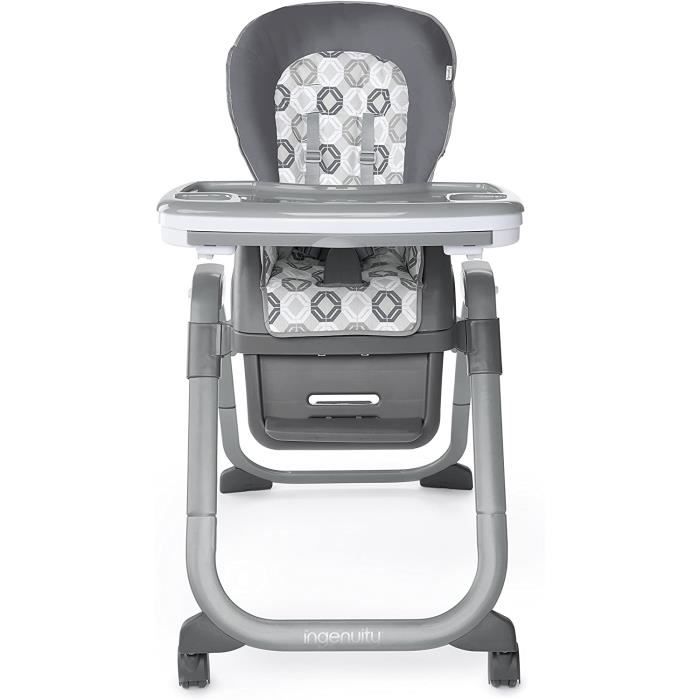 Ingenuity, Chaise Haute, Siège Enfant et Rehausseur, 4-in-1 SmartServe