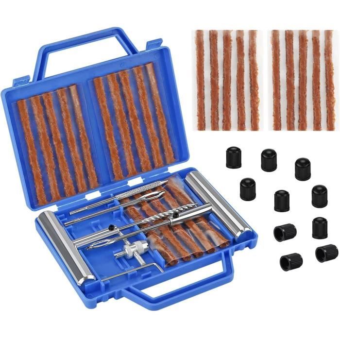 Kit de réparation de pneu, réparation de crevaison, kit d'outils de meulage de crevaison de pneu de roue sans chambre à air