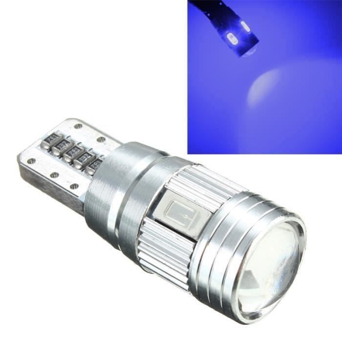 T10 LED Ampoule Voiture DEL Erreur Canbus Gratuit 5630 SMD Xenon Blanc W5W Side Bleu ma65729