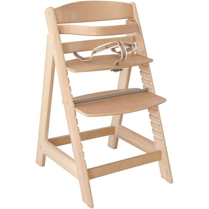 roba Chaise haute évolutive 'Sit Up III', en bois naturel, chaise haute qui suit la croissance de votre enfant, de chai25