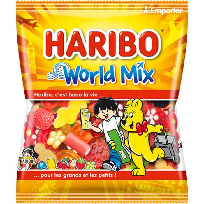 Bonbon Haribo World Mix sachet de 120g