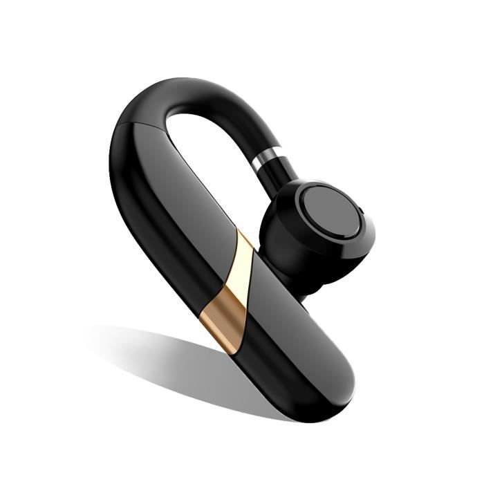 JIATZOCN Main Libre Bluetooth Oreillette Casque sans Fil avec Microphone pour Smartphones Conduite d'affaires