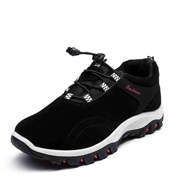 Chaussure Homme Randonnée Noir Voyage Imperméable Confort Outdoor