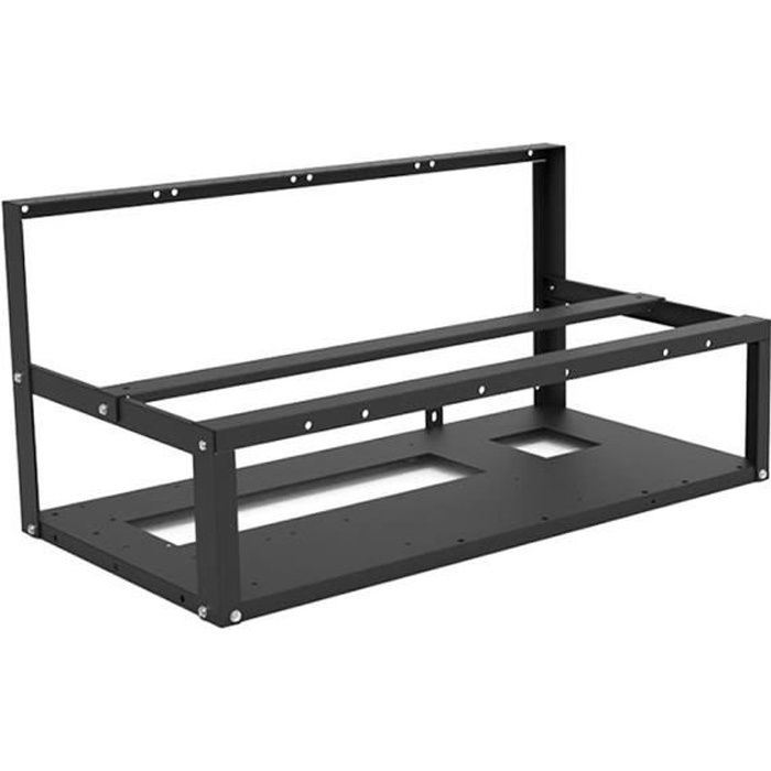 6GPU Rack de minage Ethereum ouvert Cadre de structure robuste