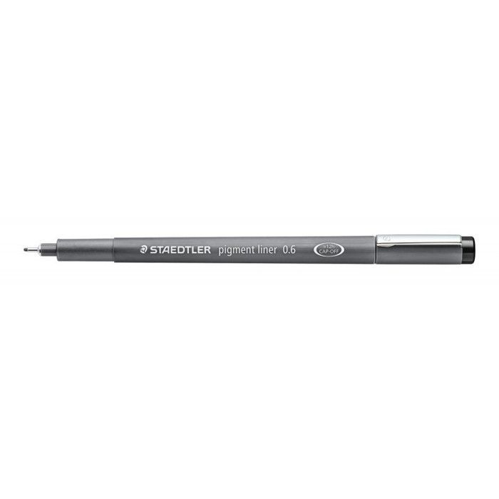 STAEDTLER pigment liner 308 Feutre fin noir encre pigmentée 0.6 mm
