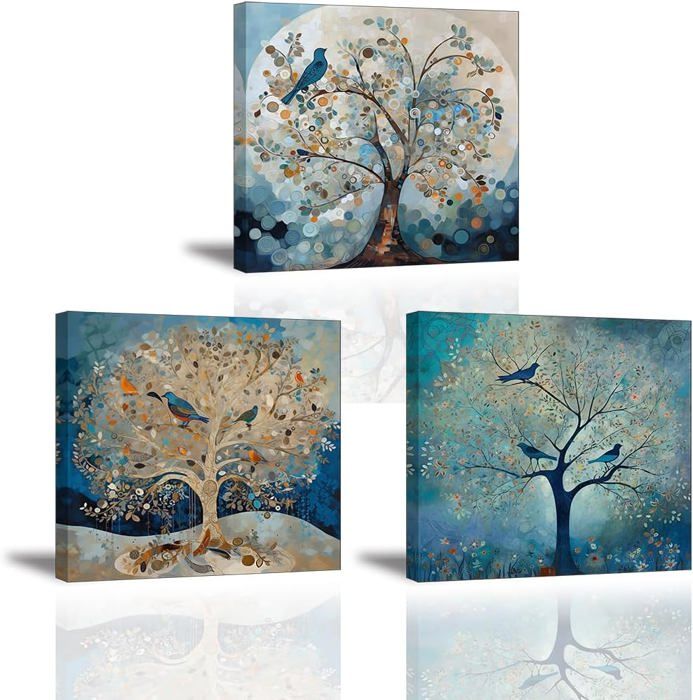 Moderne Impression sur Toile Jungle Feuilles Palmiers Image