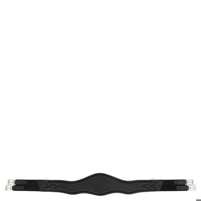 Meilleurs prix pour Sangle pour cheval anatomique double élastique avec aimant BR Equitation Bakewell - Noir - 145 cm