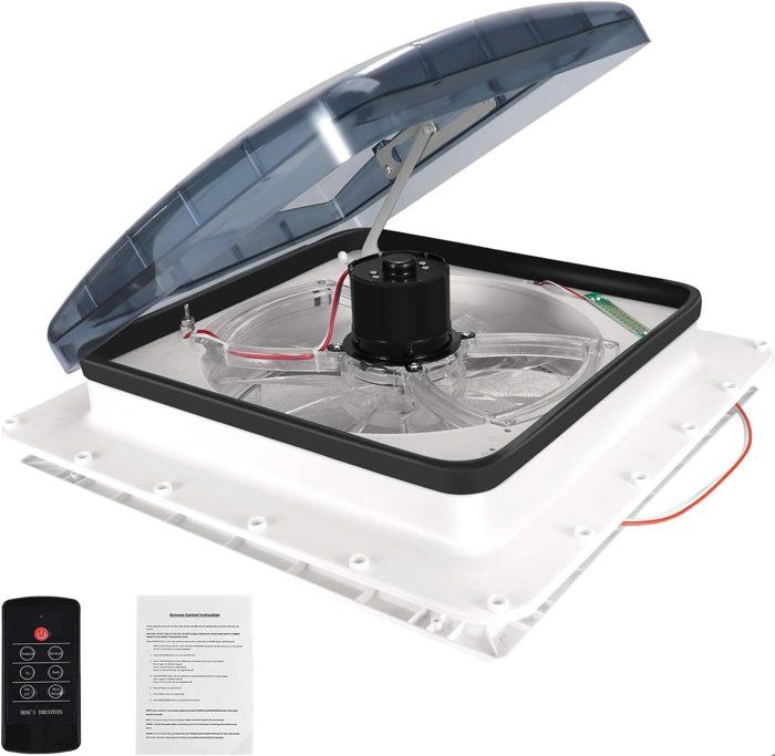 Ventilateur de toit de camping car pour Camping Car 40x40Cm