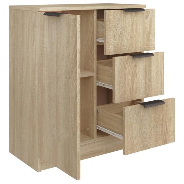Promotion mai * Buffet bahut - Armoire de rangement - Chêne sonoma 60x30x70 cm EU4371811082