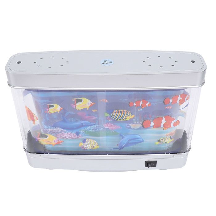 Meilleurs prix pour OMABETA Lampe simulateur daquarium avec poissons en mouvement pour enfants