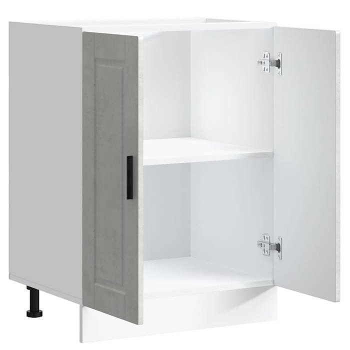 Promotion mai * Armoire de cuisine - Buffet de cuisine - Porto gris béton EU8184853921