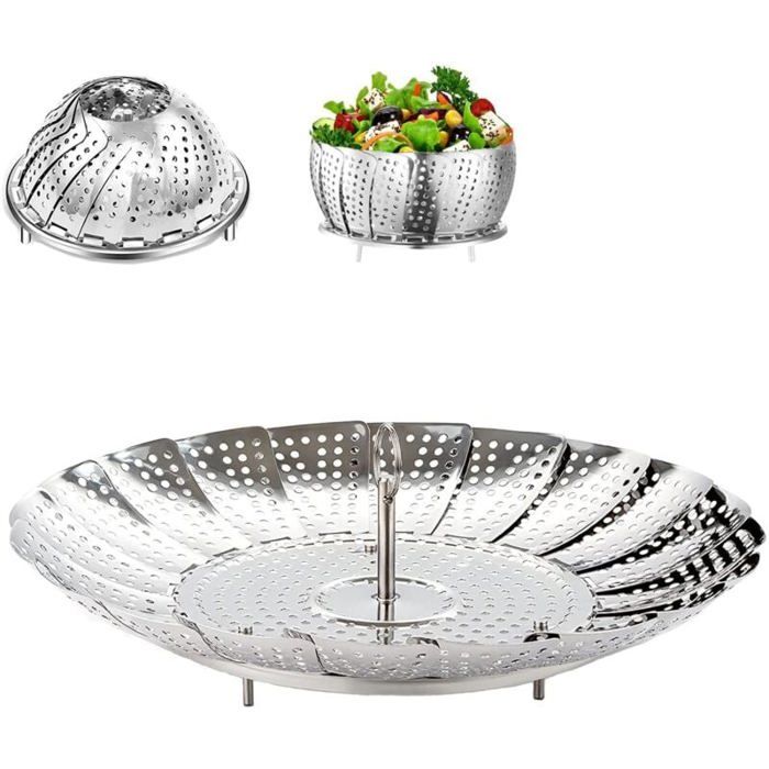Panier Cookeo Vapeur Cuiseur Vapeur,Panier à Vapeur En Acier Inoxydable, Accessoires De Panier Vapeur Inox - 6