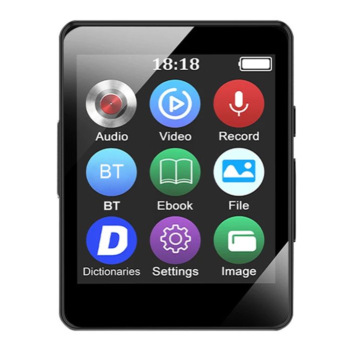 PENG - Lecteur MP3 - MP3 mini MP4, BT 5.0, écran LED, FM statique, haut ...