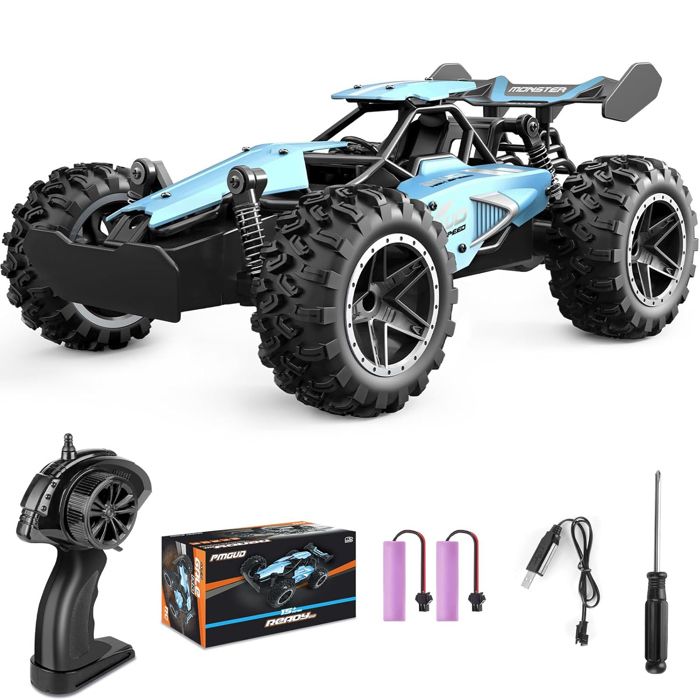 Pour Voiture Télécommandée, 1:14 4WD Camion Télécommandé 2.4GHz 40km/h Véhicule Tout-Terrain à Haute Vitesse avec Moteur Brossé Phares LED 3 Piles Pour Voiture Télécommandée, 1:14 4WD Camion Télécommandé 2.4GHz 40km/h Véhicule Tout-Terrain à Haute Vitesse avec Moteur Brossé Phares LED 3 Piles