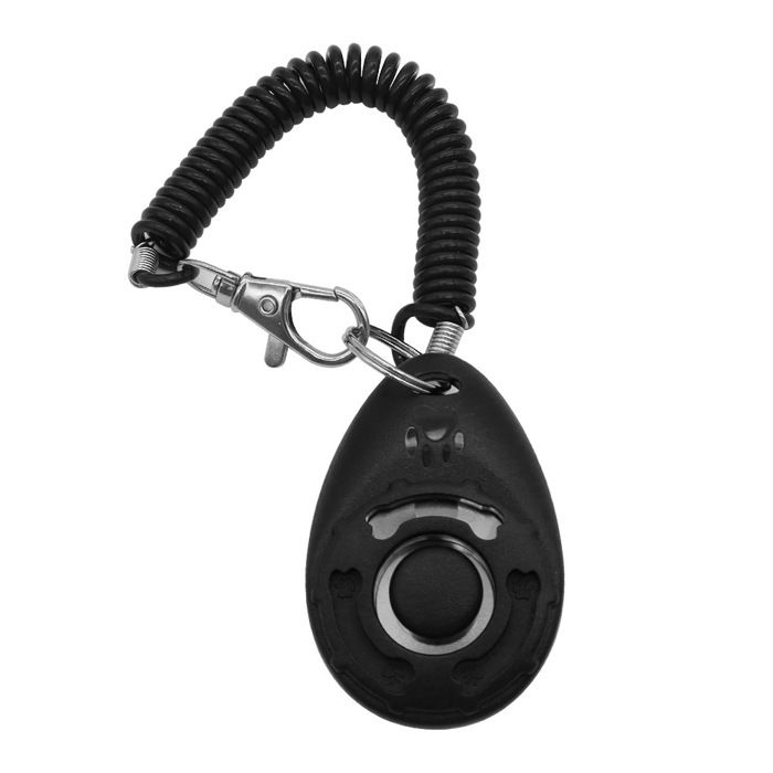 Clicker de dressage - KZQ - Lot de 4 - Métal robuste - Gros bouton - Pour chiens adultes