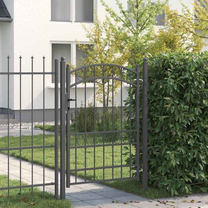 vidaXL Porte de Clôture 170 x 100 cm Acier peint par - vue 2
