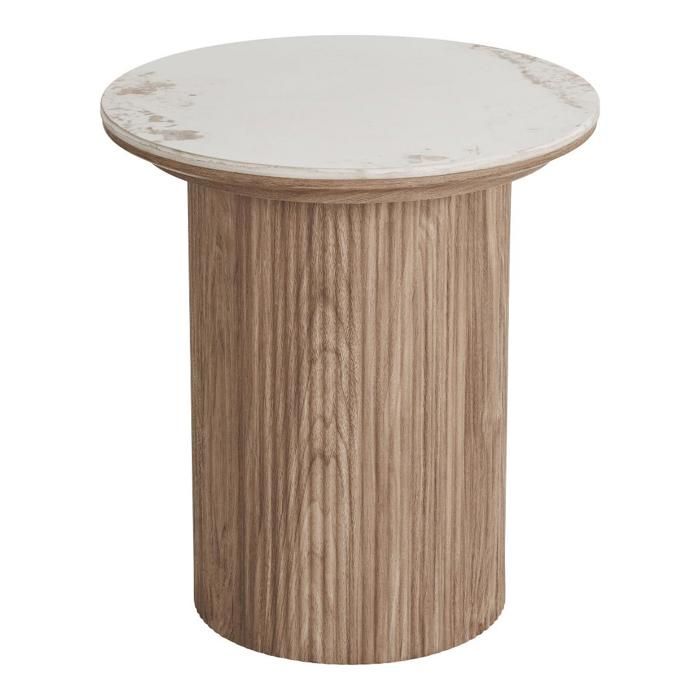 Isa table basse table d’angle Ø45 cm céramique blanche. Isa table basse table d’angle Ø45 cm céramique blanche.