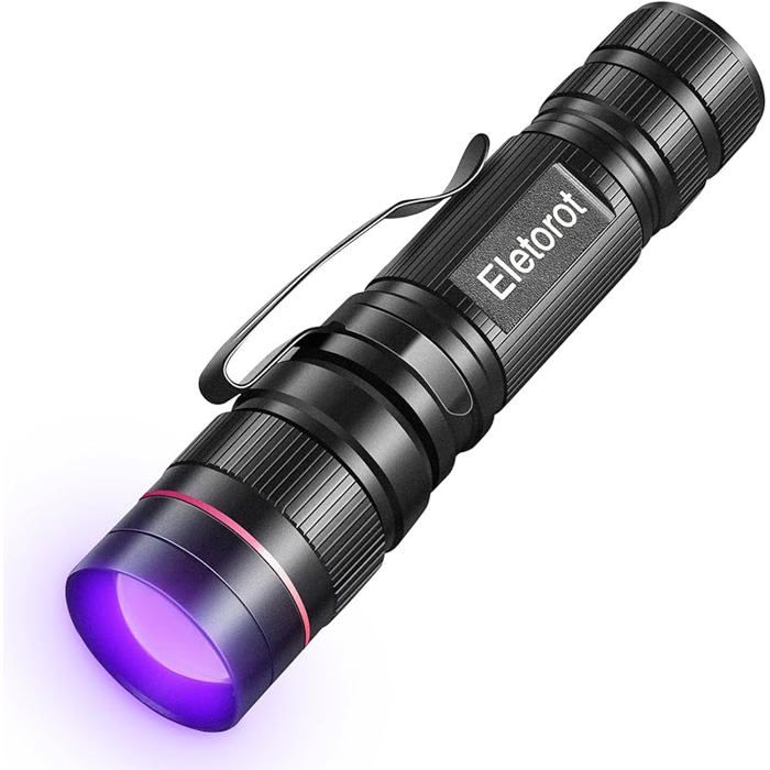 Mini Lampe UV D Lamp Torche UV 395nm Lumière Noire Ultraviolet pour Climatisation Aquarium Traceurs Fluorescents Chat LAMPE UV
