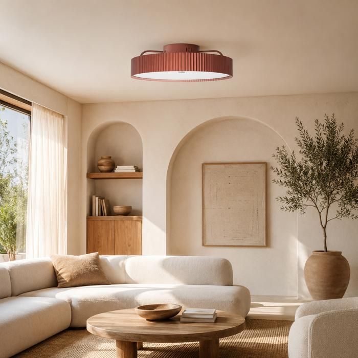 Ventilateur de plafond THOMSON MIRA – 7 Pales – Moteur DC silencieux – Ø50 cm – Télécommande incluse