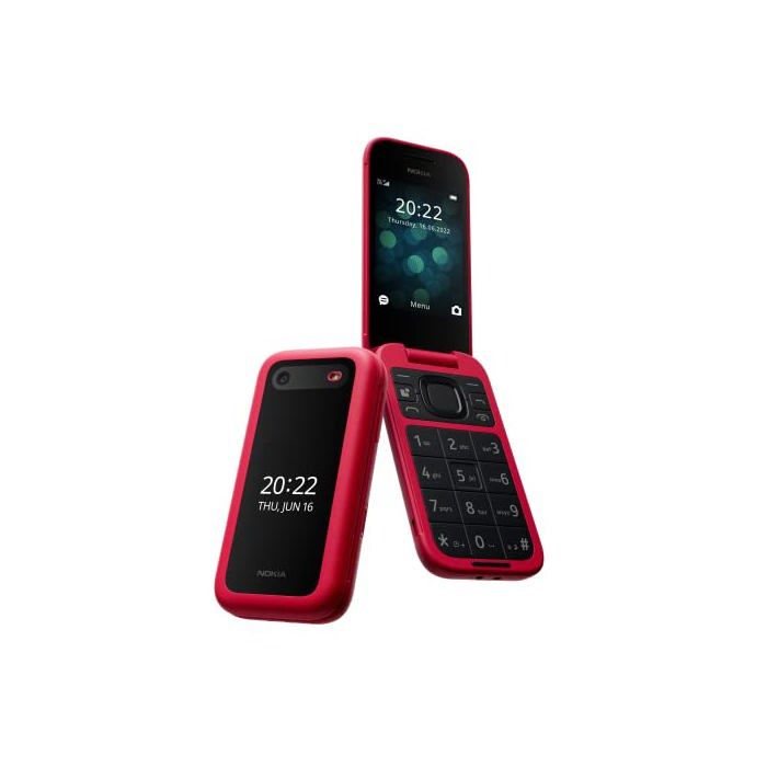 Téléphone portable - NOKIA - 2660 FLIP - Clapet 2 8 pouces LCD - 4G LTE - Batterie 1450 mAh