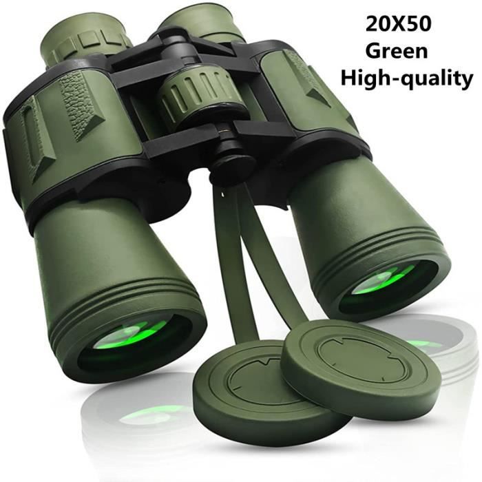 Jumelles Haute Définition Vision Nocturne - Portable, Longue Distance, Grand Angle 8.2°