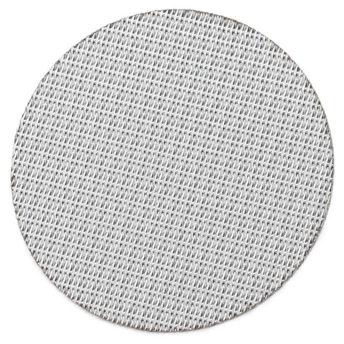 2 pièces Puck Screen 58,5 mm en acier inoxydable 316, filtre café réutilisable 150 µm pour porte-filtre 58 mm – pour extraction espresso optimale 2 pièces Puck Screen 58,5 mm en acier inoxydable 316, filtre café réutilisable 150 µm pour porte-filtre 58 mm – pour extraction espresso optimale