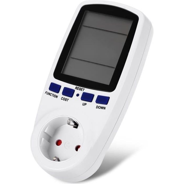 Wattmètre numérique avec prise UE, analyseur de puissance AC