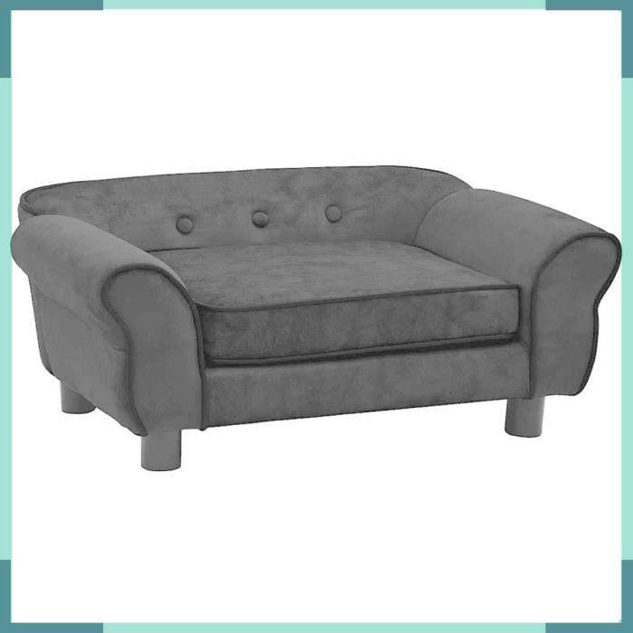 Meilleurs prix pour ASHATA Canapé pour chien Noir 72x45x30 cm Peluche -FHE171038