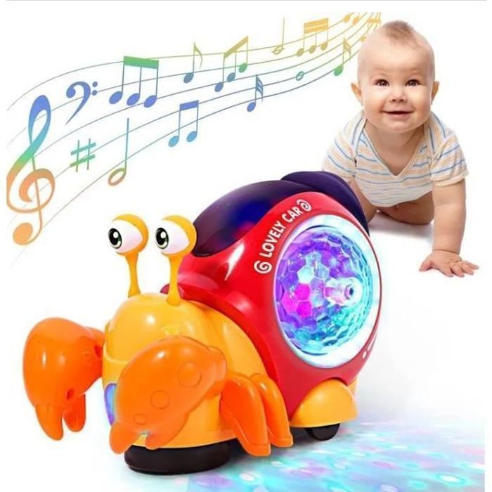 Baby Crawling Crab,Jouet de crabe rampant pour bébé, jouet de crabe  dansant, jouet musical de crabe rampant sensoriel pour bébé - Cdiscount  Jeux - Jouets