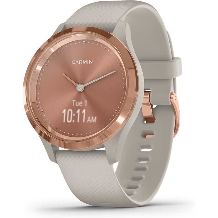 Montre connectée à aiguilles sales