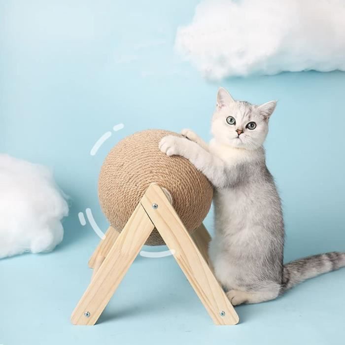Cadre D Escalade Pour Chat Griffoir Jouet Chat Boule A Gratter En Bois Mains De Griffe De Meulage De Chat Enroulees Autour De C 756 Cdiscount Animalerie