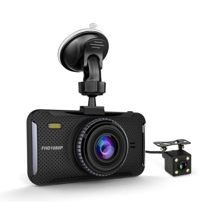 Caméra De Voiture Avec 3 Pouces HD Ecran, Conduite Enregistreur Vidéo à L'extérieur à L'intérieur Des Quatre Enregistrement - Auto