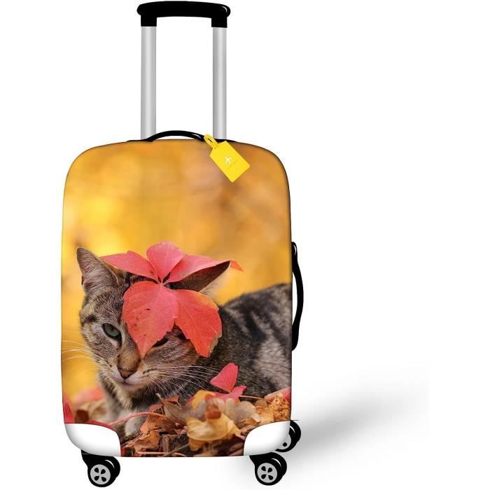 QE259 - L - Housse de protection pour valise élastique 18 32 pouces, Animal mignon, Chien, Panda
