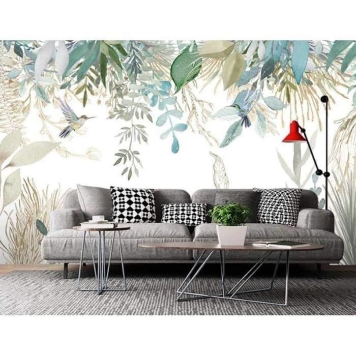 Papier Peint Panoramique 3D Fleur De La Plante Tropicale Fleur Et ...