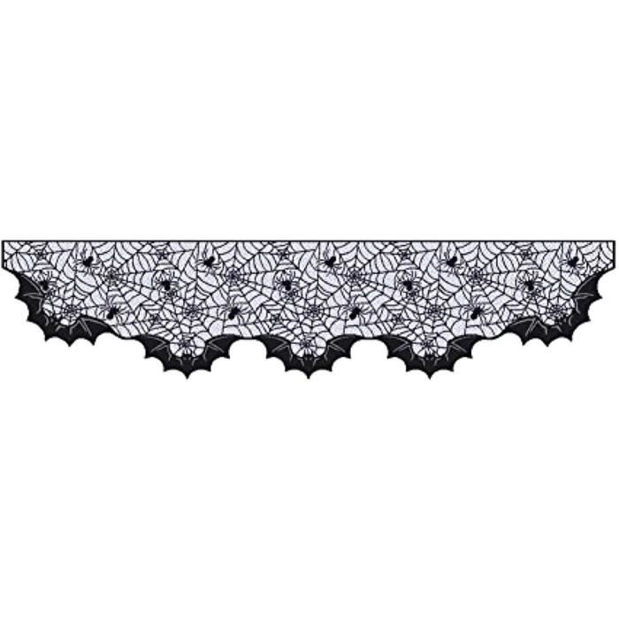 Halloween Nappe Table Toile D'araignée Dentelle Décor 3 Tailles