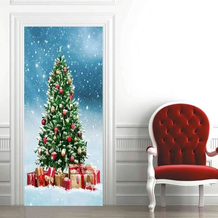 Sticker Porte Trompe-l'œil Cinéma 80x200cm - Vinyle Autocollant, Facile à Poser Et Retirer, Décoration Salon Ou Chambre - 5