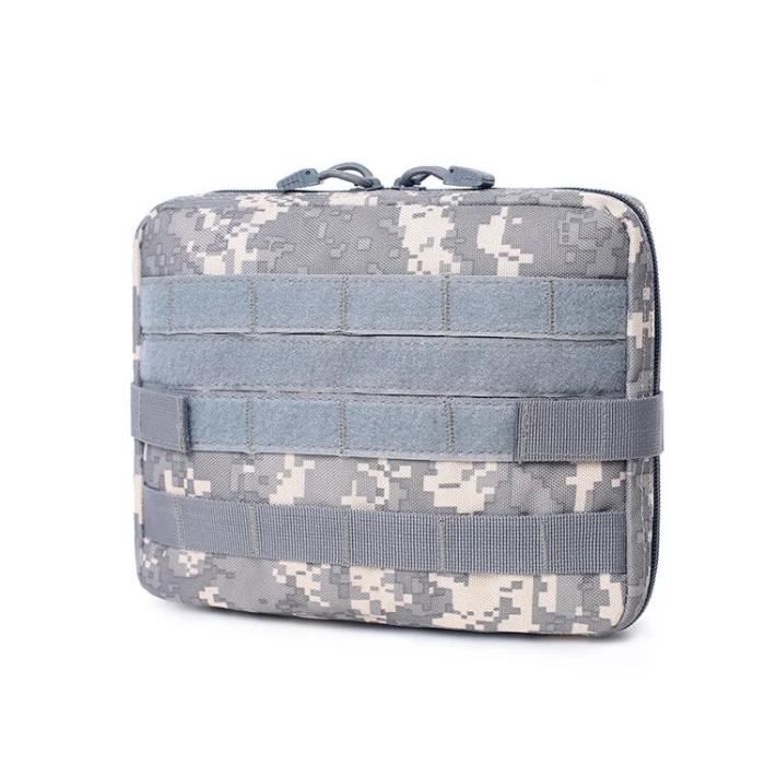 MOLLE Sac tactique médical EMT Premiers secours IFAK Rip-Away Utility Pouch pour camping, chasse, randonnée, maison, voiture et aventure (rouge