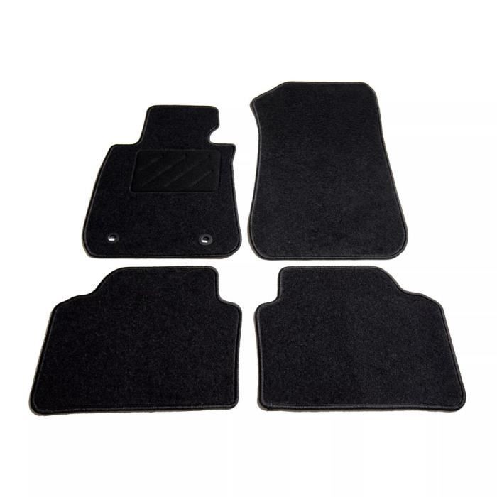 J/&J AUTOMOTIVE Tapis DE Sol en Caoutchouc 3D Exclusive Compatible avec BMW 3 Serie E90 E91 2005-pr/és 4pcs