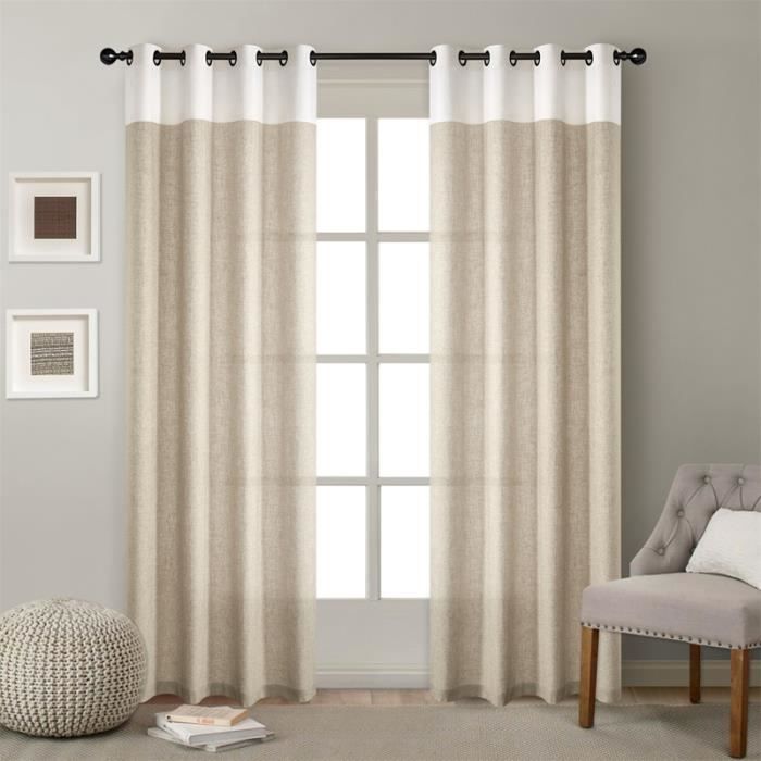 Paire de double rideaux en soi... | Textile, dentelles, tissu: enchères