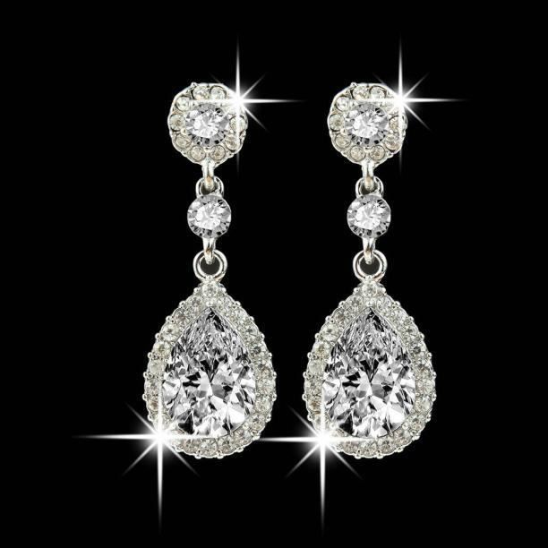 Boucles D Oreilles De Mariage Style Strass Bijoux De Mariage Pour