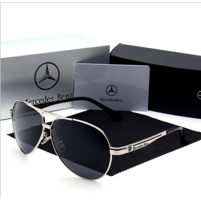 Lentille noire en argent Mercedes-Benz Lunettes de soleil 737 Hommes  Nouveau Lumière polarisée Rétro Hommes Lunettes de soleil - Achat / Vente  lunettes de soleil Homme Adulte Argenté - Cdiscount